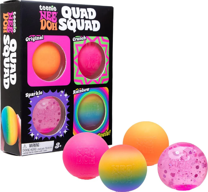 Teenie Quad Squad NeeDoh Multi-Pack (2 Per Person)