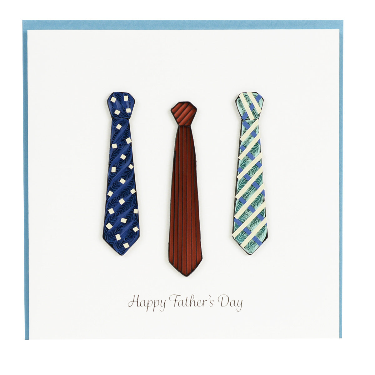 Quilling Card Father's Day Ties (SO708)