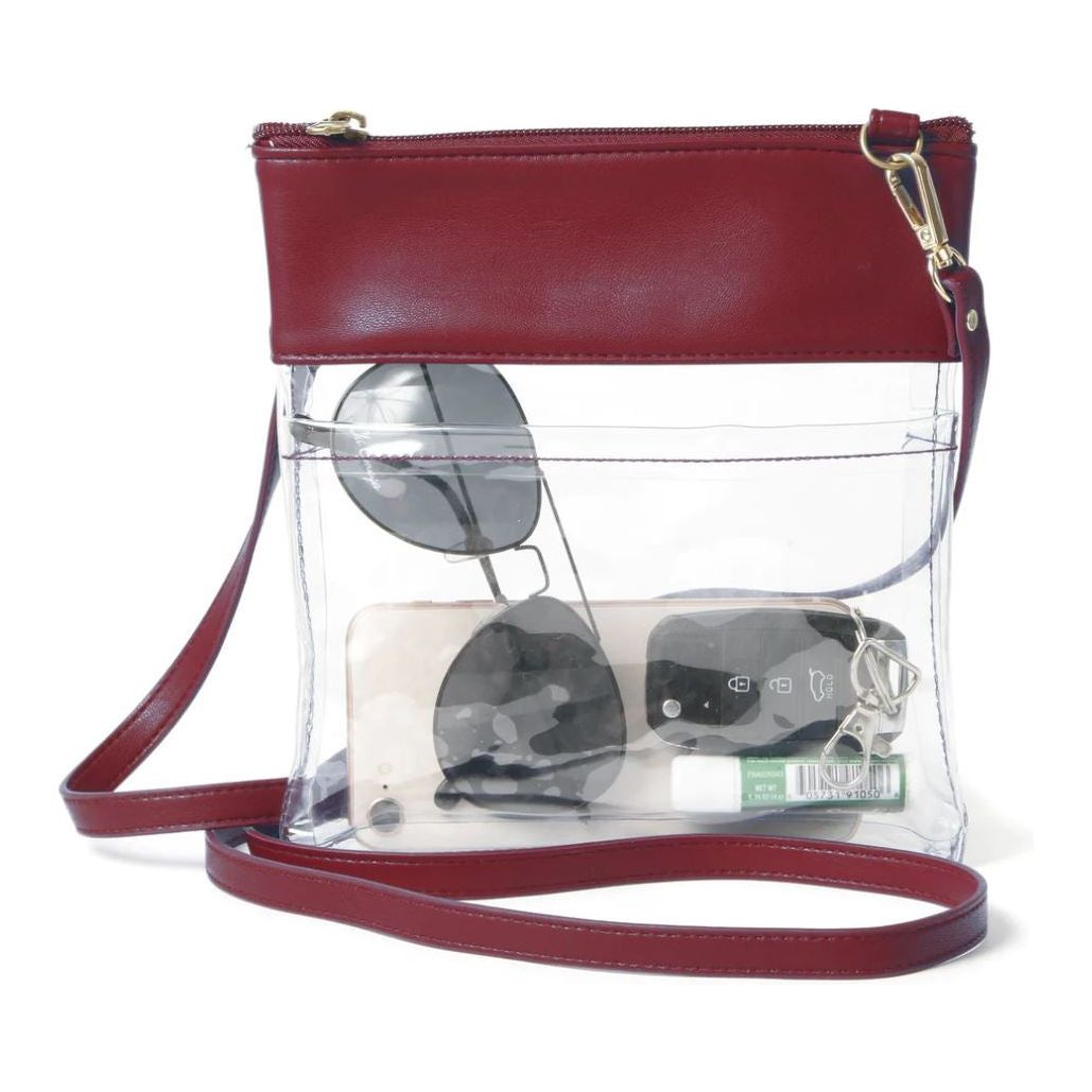 Desden Clear Crossbody Game Day Bag (Multiple Colors)