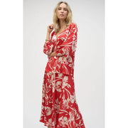 Joseph Ribkoff Red Creme Tunic