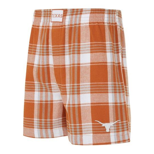 Texas Longhorn Region Mens' Flannel Plaid Boxer