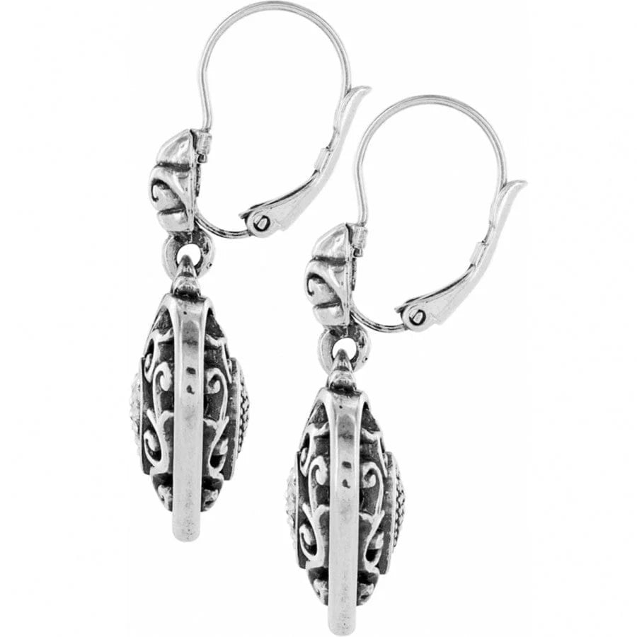Brighton Reno Heart Lever back Earring (J14692)(Silver)