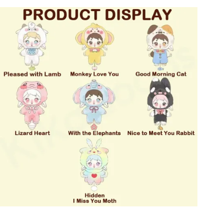 Ruby Happy Fluffy Series Plush Blind Box