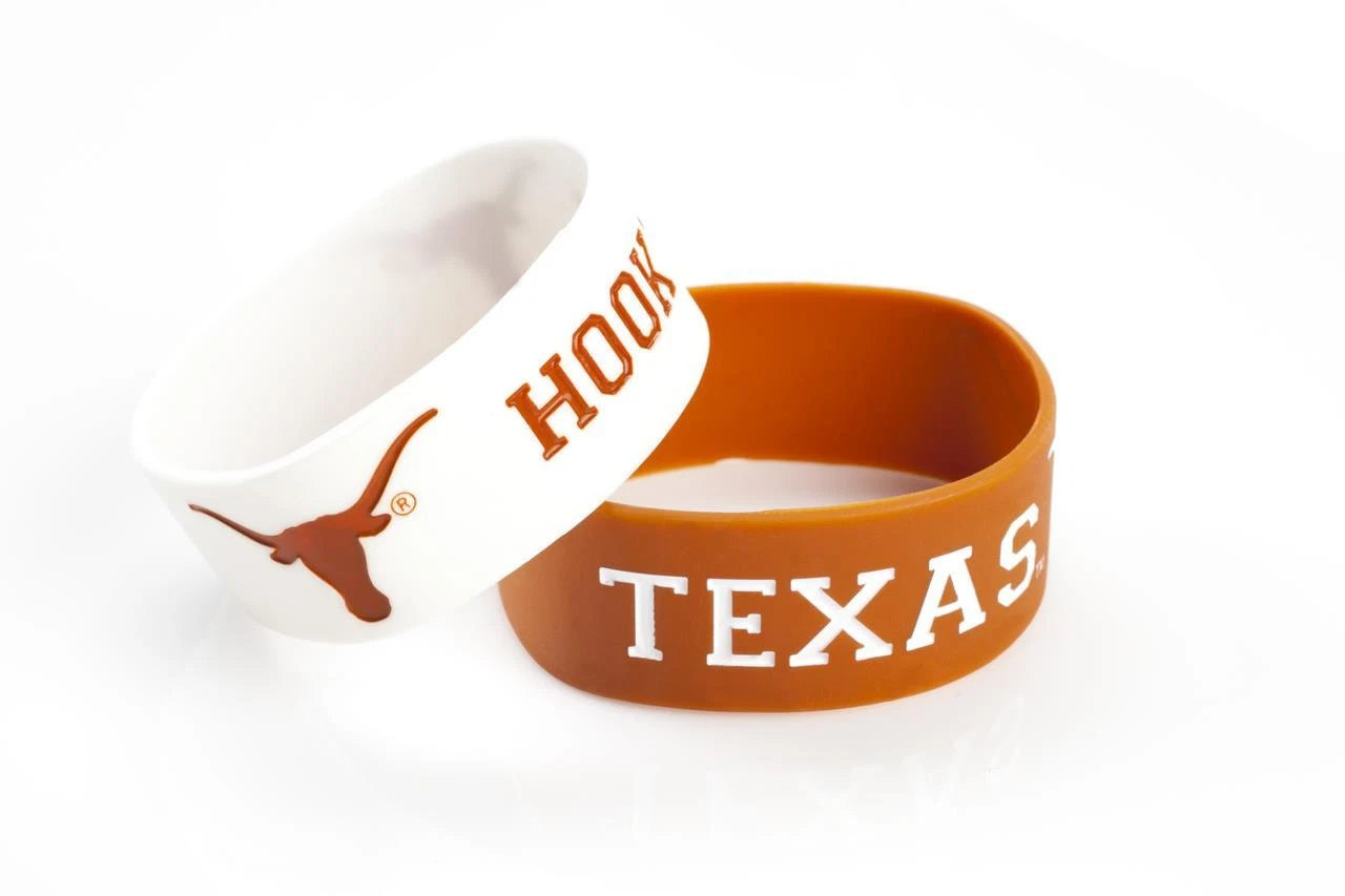 Texas Longhorn  Aminco  1" Silicone Bracelet Set of 2 (CCP-BC-207-52)
