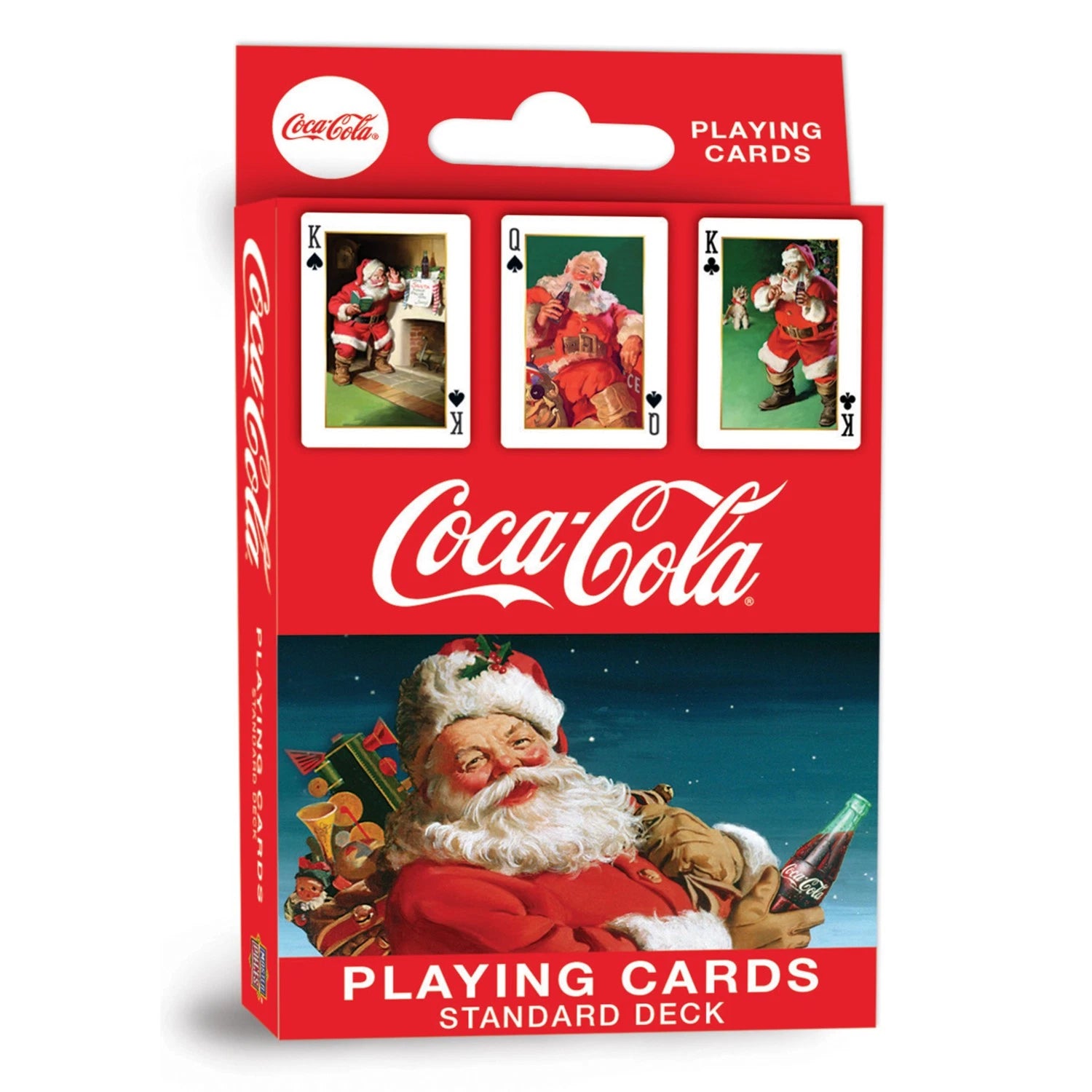 MasterPieces - Coca-Cola Vintage Santa Playing Cards - 54 Card Deck