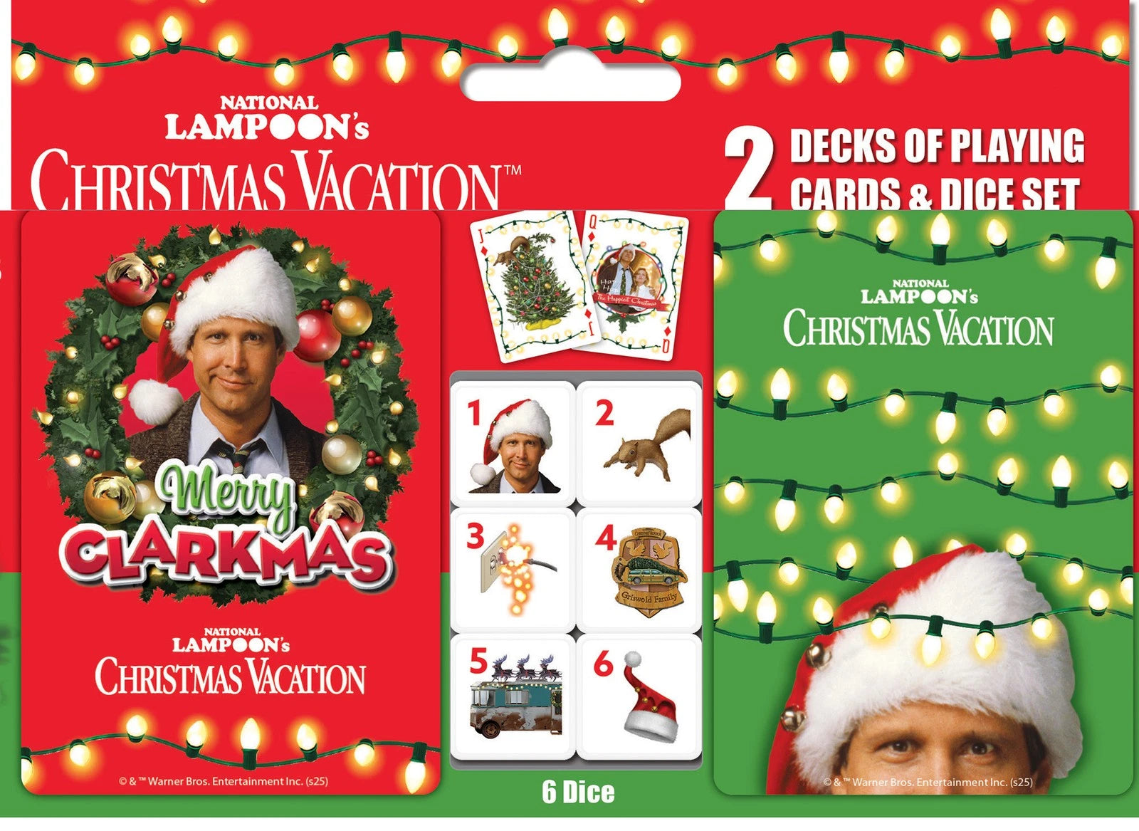 MasterPieces - National Lampoon's Christmas Vacation 2-pack Playing Cards & Dice