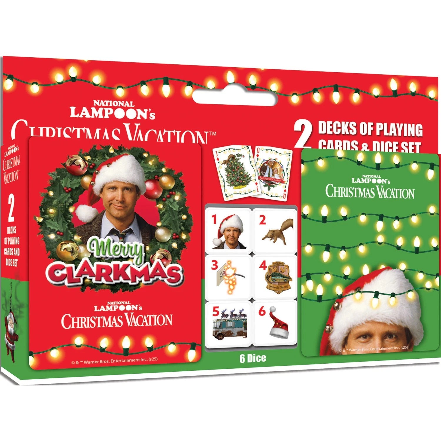 MasterPieces - National Lampoon's Christmas Vacation 2-pack Playing Cards & Dice