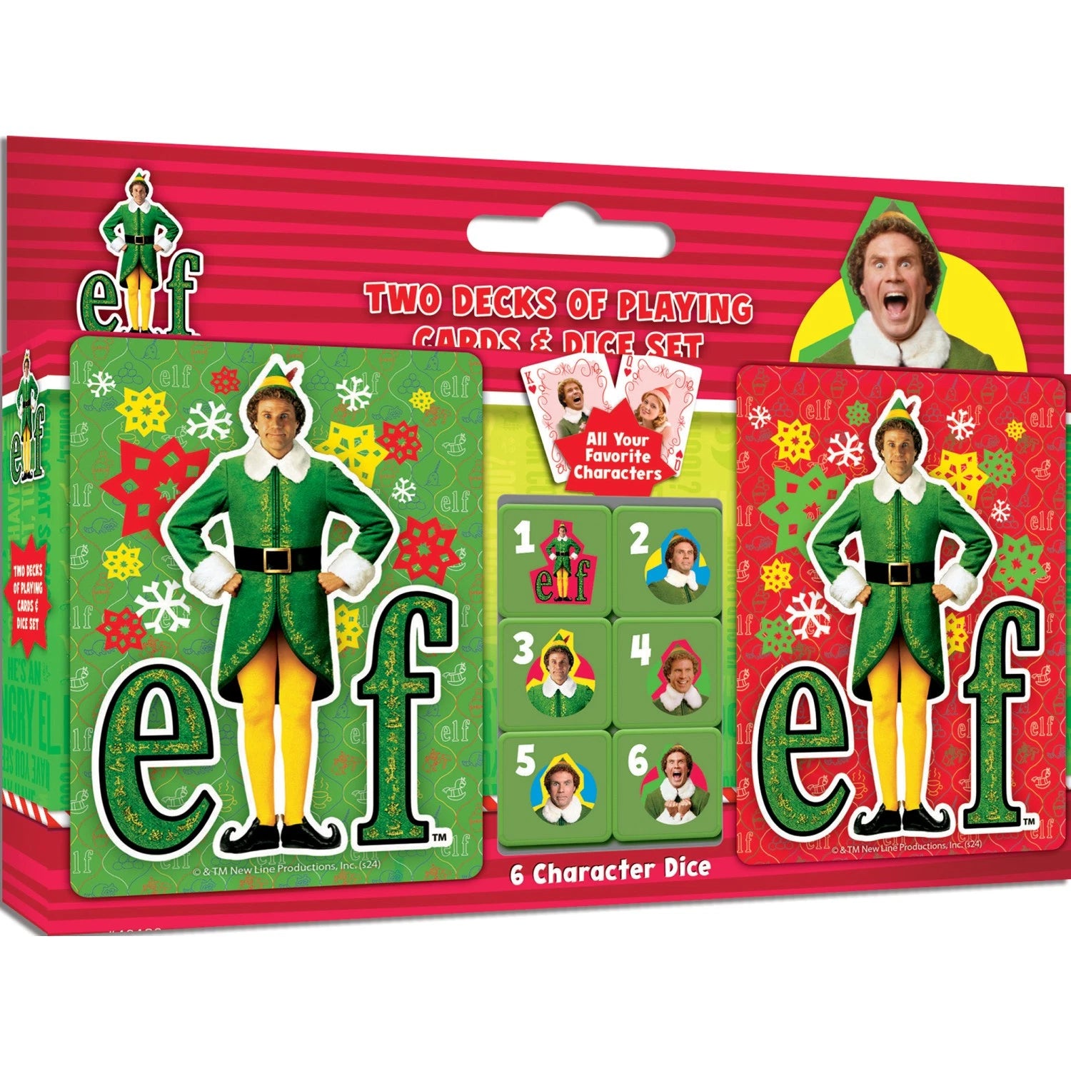 MasterPieces - Elf 2-pack Playing Cards & Dice Set