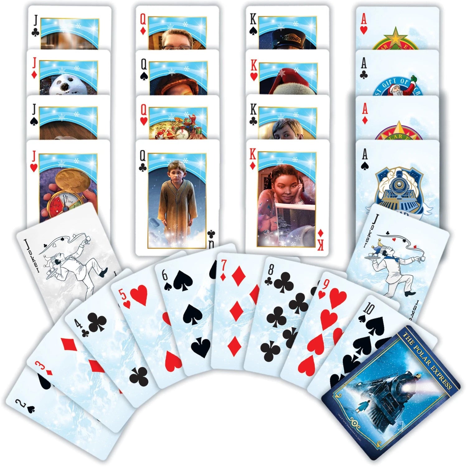 MasterPieces - The Polar Express Playing Cards - 54 Card Deck