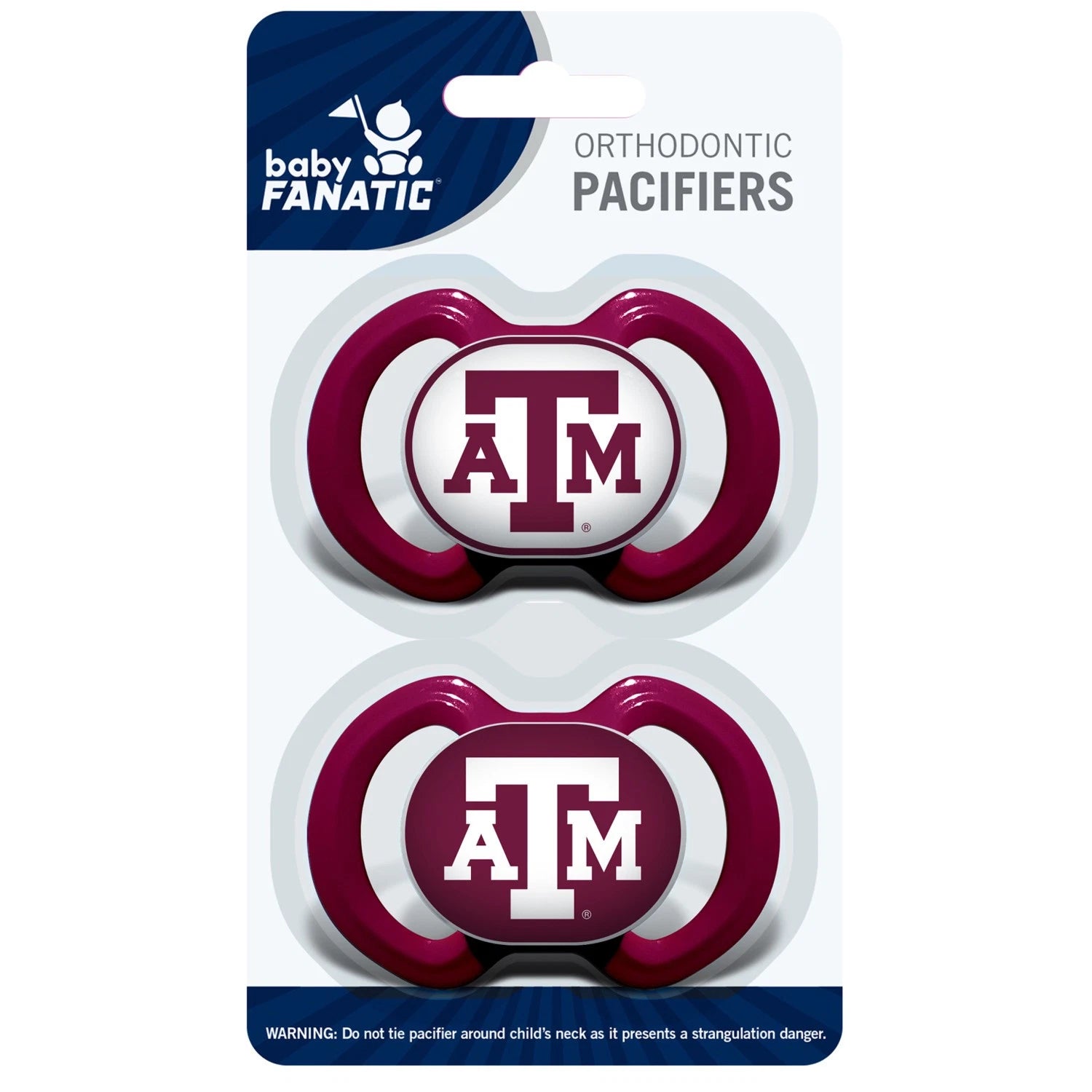 BabyFanatic - Texas A&M Aggies - Officially Licensed NCAA Pacifier 2-Pack