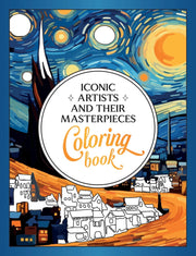 Hachette Iconic Artists & Their Masterpieces Coloring Book