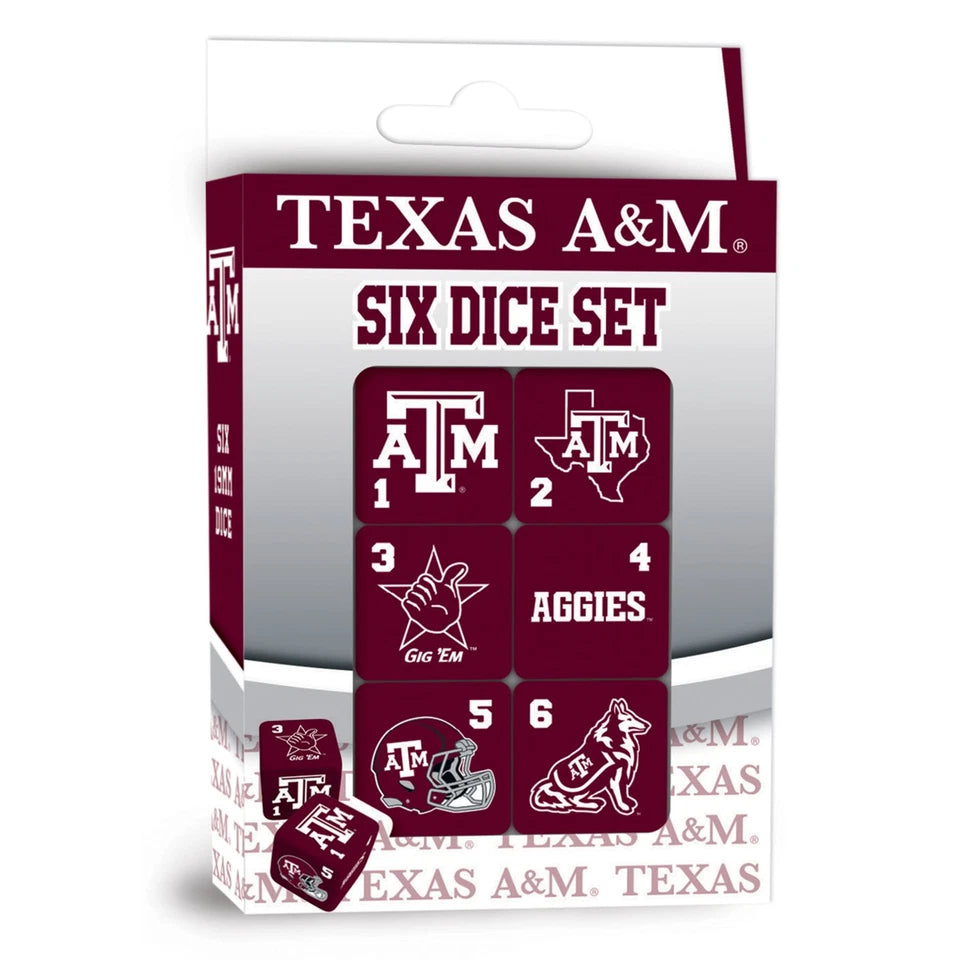 Texas A&M Six Dice Set (TAM33140)