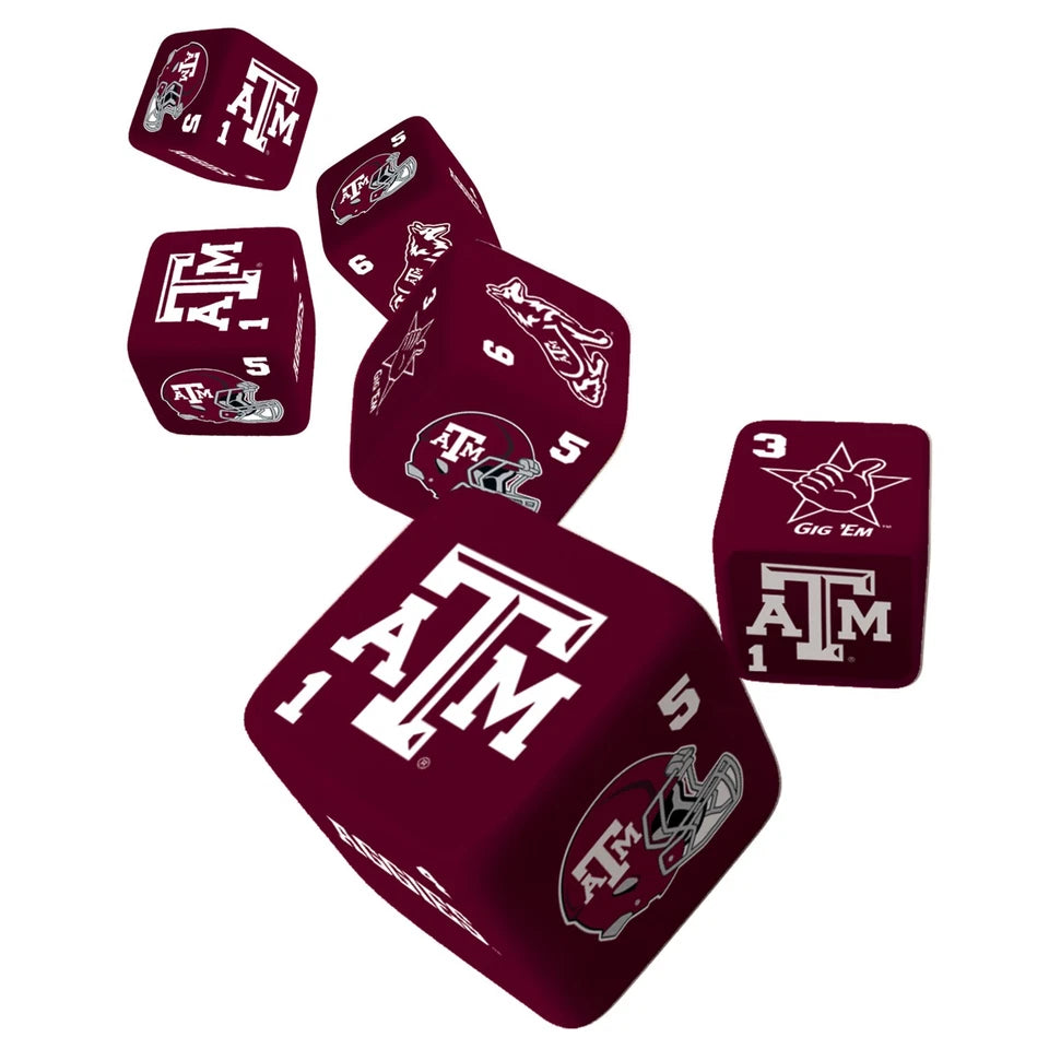 Texas A&M Six Dice Set (TAM33140)