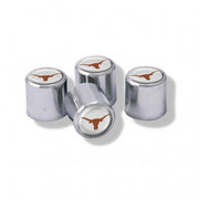 Texas Longhorn Logo Auto Tire Valve Stem Caps (Set of 4) (SD034)