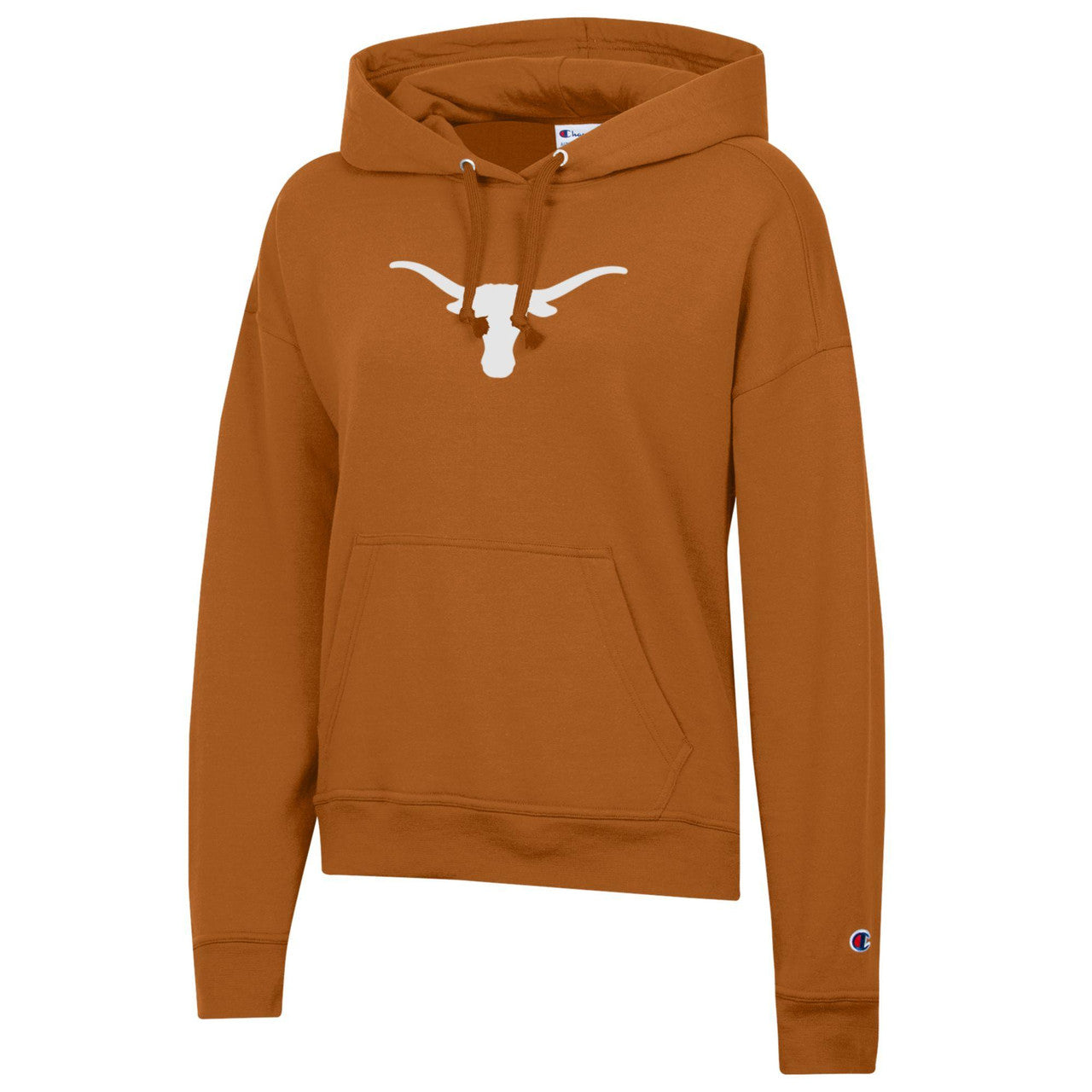 Texas Longhorn Ladies' Single Logo Fleece Hoodie