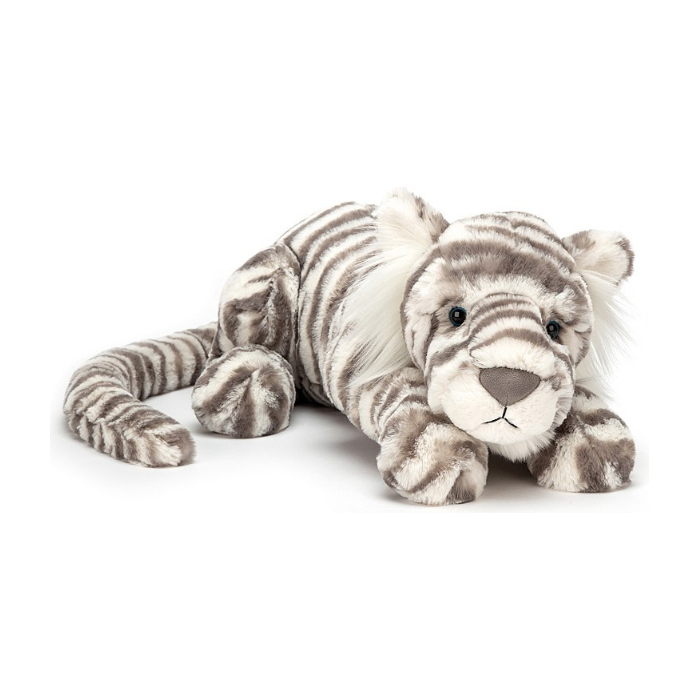Jellycat Little Sacha Snow Tiger