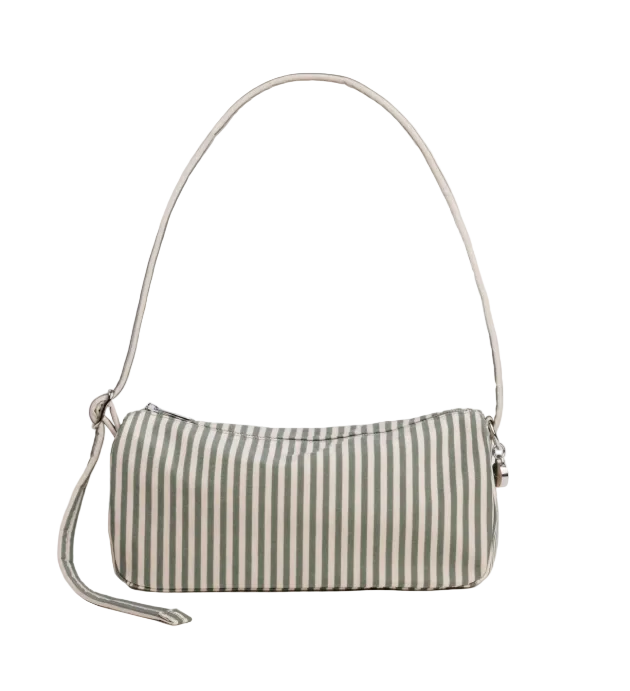 Baggu Nylon Loaf Bag - Sage Stripe