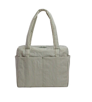 Baggu Small Cloud Carry-On - Sage Stripe