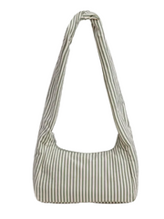 Baggu Nylon Meringue Bag - Sage Stripe