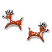 Brighton Santa's Reindeer Post Earrings (J22243)