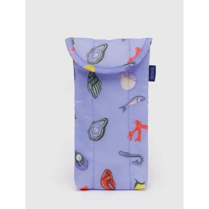 Baggu Puffy Glasses Sleeve - Sea Charms