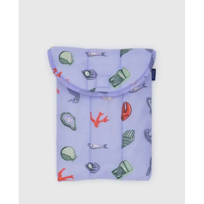 Baggu Puffy Tablet Sleeve 8" - Sea Charms