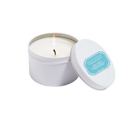 HillHouse Naturals Sea Salt 6 oz Candle in White Tin