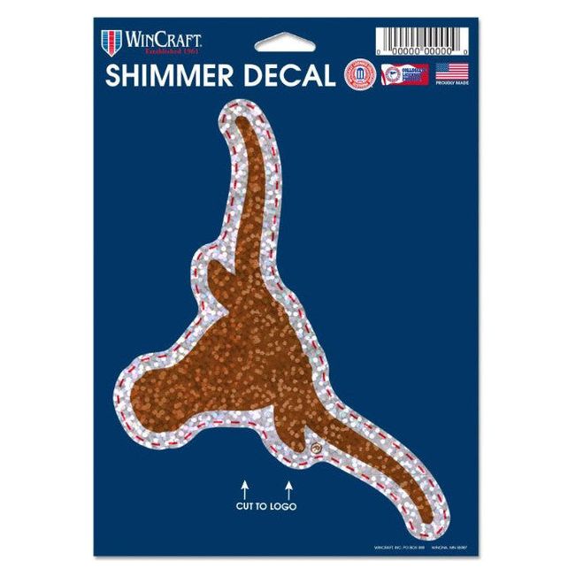 Texas Longhorn Shimmer Logo  5x7 Decal (13183115)