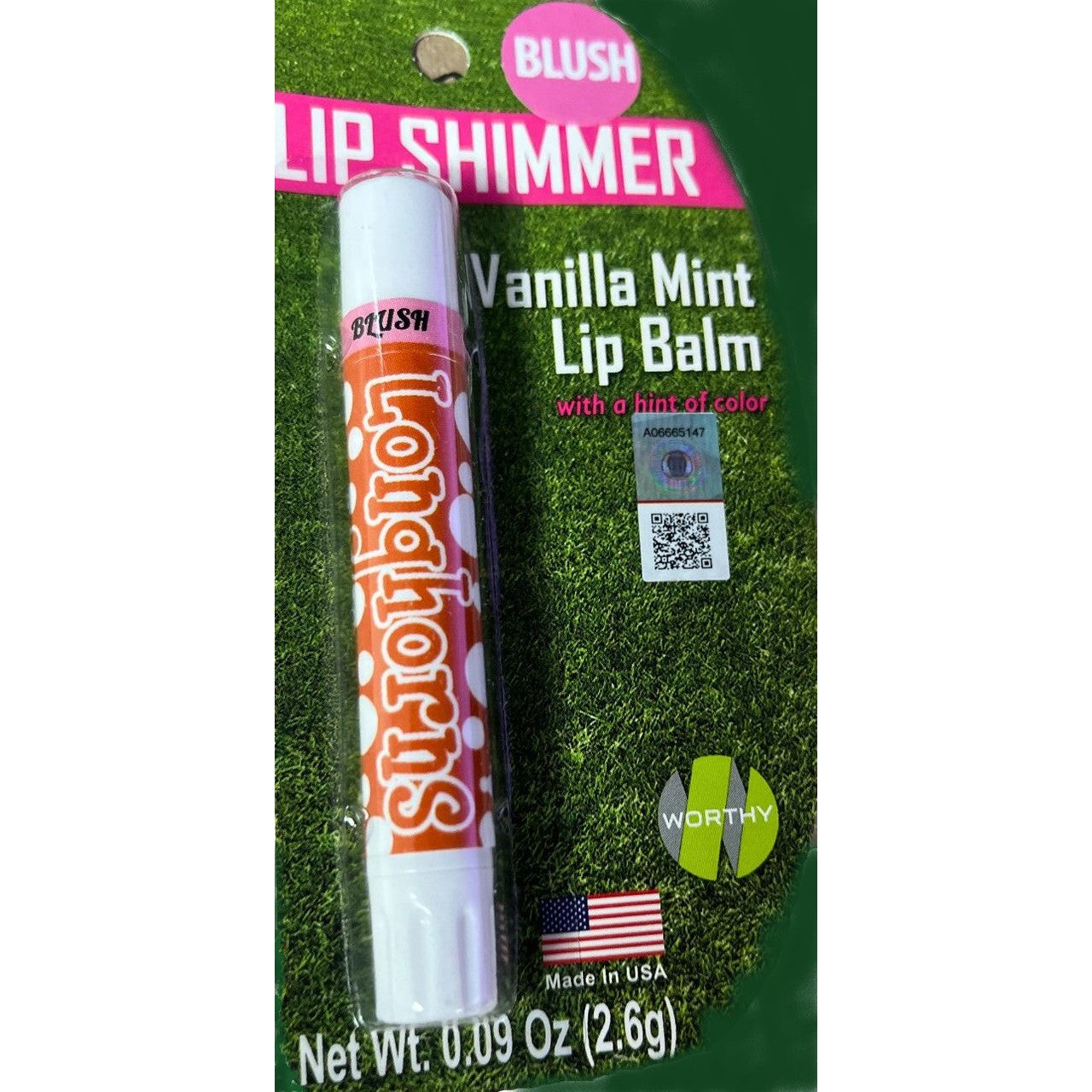 Texas Longhorn Shimmer Vanilla Mint Lip Balm