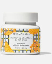 Beekman 1802 Honey Orange Blossom Goat Milk Whipped Body Cream 8 oz