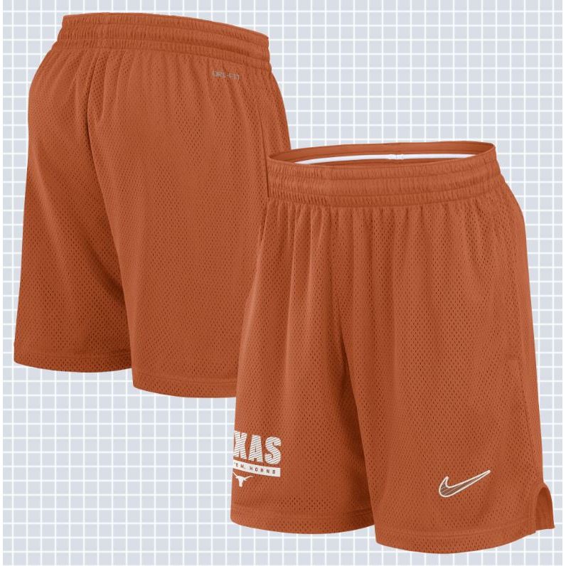 Texas Longhorn Nike Dri Fit Mesh Shorts (02EO-08D9-TXE-RFJ)