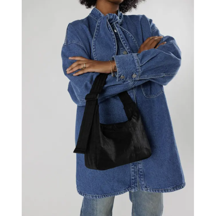 Baggu Mini Nylon Shoulder Bag - Black