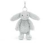 Jellycat Bashful Silver Bunny Bag Charm