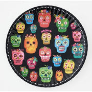 One Hundred 80 Degrees Sugar Skull "Paper Plate" Melamine Platter (16")