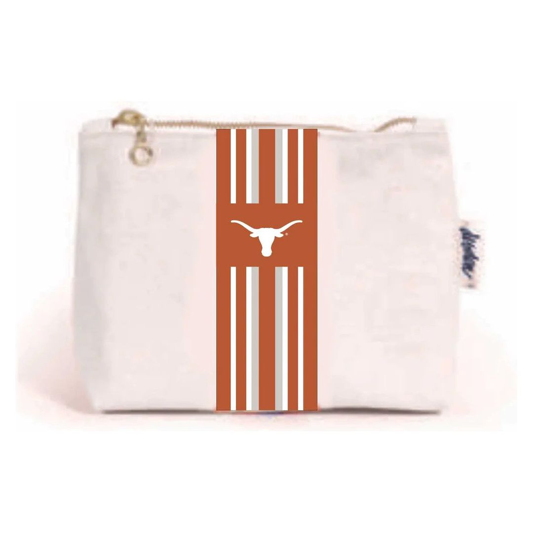 Texas Longhorn Christa Small Canvas Pouch (864TEX)