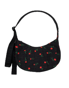 Baggu Small Nylon Crescent Bag - Painted Wildflower