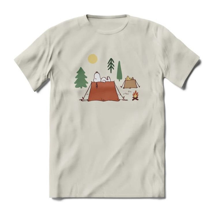 Brief Insanity Snoopy Camping Tee