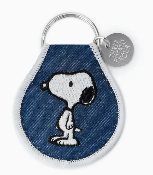 Peanuts Snoopy Classic Patch Keychain