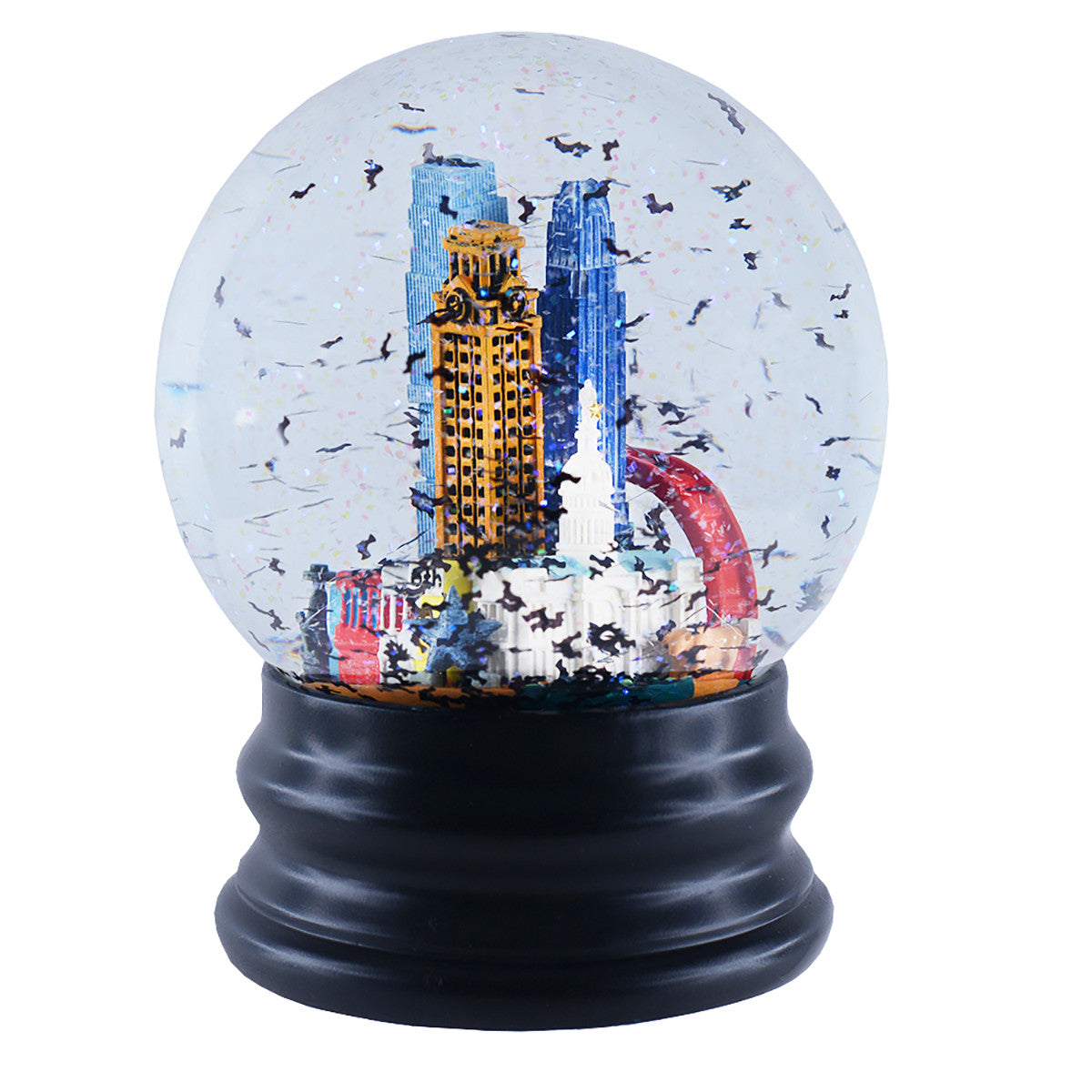 Austin Snow Globe with Liberty Goddess