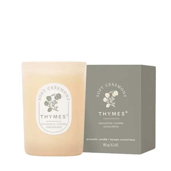 Thymes The Hours Edit Soft Ceremony Boxed Candle