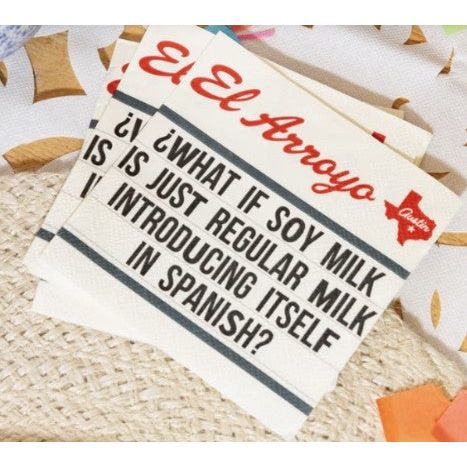 El Arroyo Cocktail Napkins (Multiple Signs)