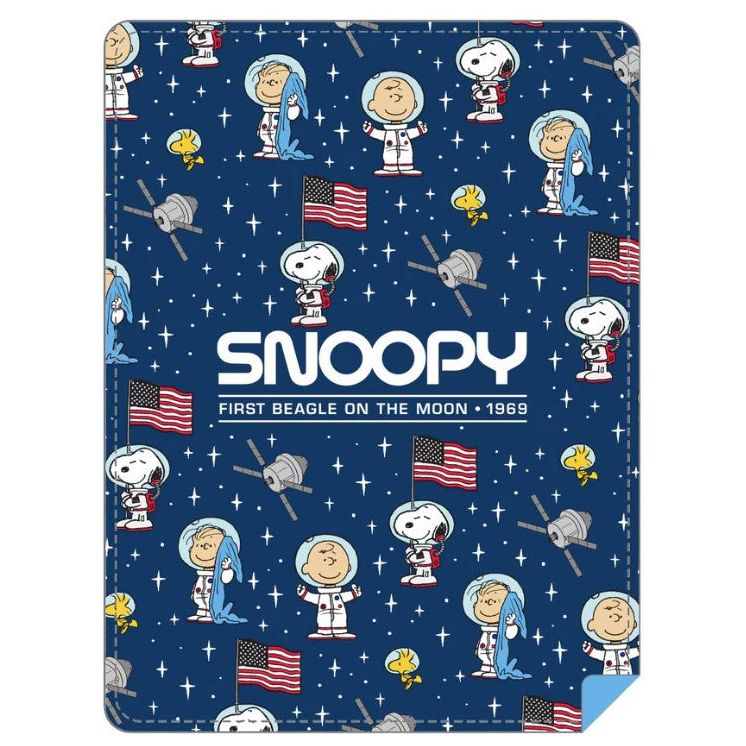 Brief Insanity Space Snoopy Throw Blanket