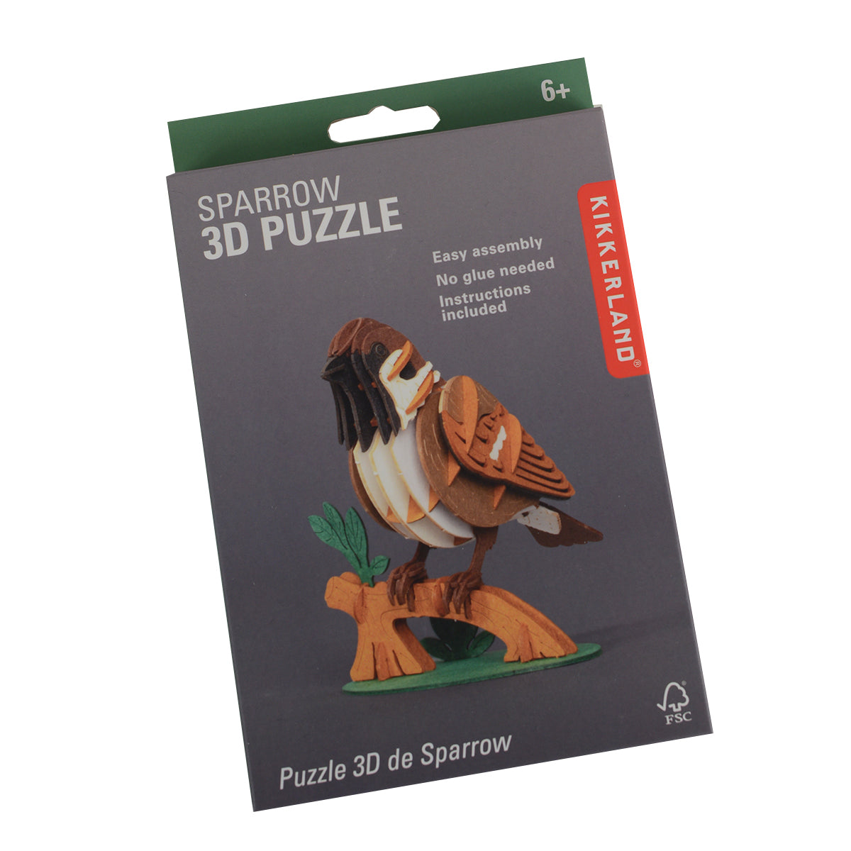 Kikkerland Sparrow 3D Puzzle (GG310-F)