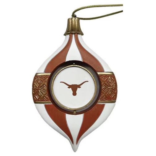 Texas Longhorn Spinning Bulb Ornament