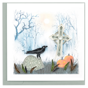 Spooky Graveyard Quilling Card (HD6016)