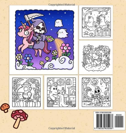 Coco Wyo Spooky Cutie Coloring Book
