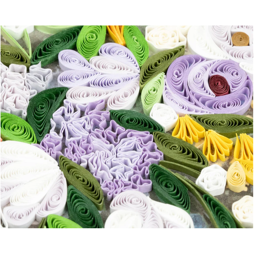 Spring Bouquet, Renoir Quilling Card