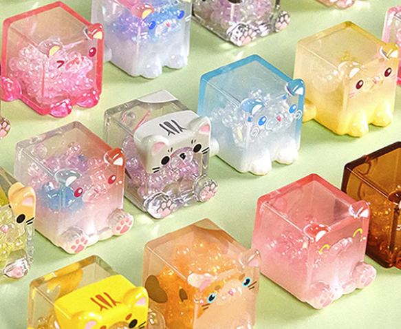 Square Cat Big Size Ice Cube Series Blind Box
