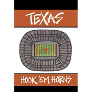 Texas Longhorn Magnolia Lane Stadium Garden Flag