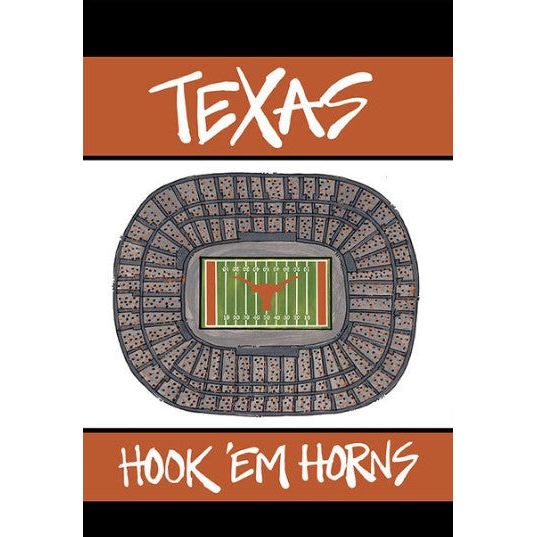 Texas Longhorn Magnolia Lane Stadium Garden Flag